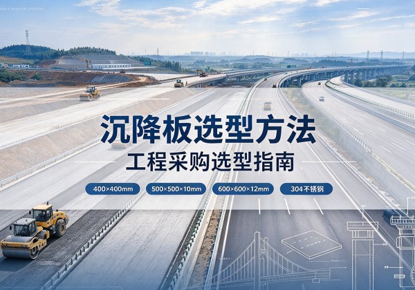 防城港沉降板选择方法